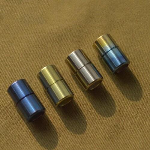 Mack Walker 2 pieces Mini Titanium alloy Knife Pendant DIY EDC Knife Beads