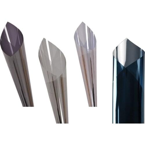 Multi-Width, Length 50CM One Way Mirror Window Film.Self-adhesive Reflective Privacy Glass Tint,Heat Control Solar Film Anti UV