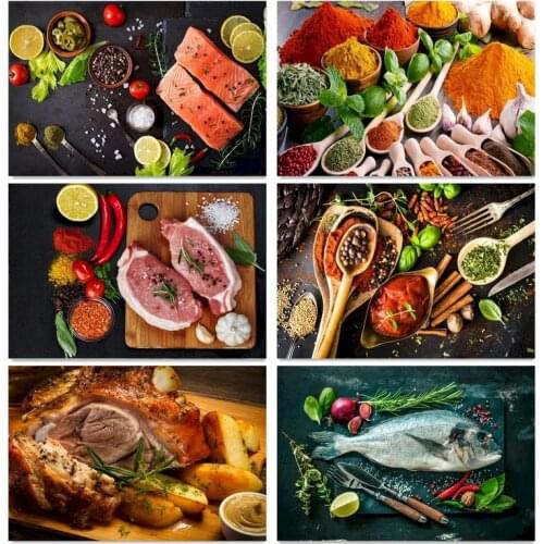 Paint By Number Canvas Painting Kits Still Life Oil Painting By Numbers On Canvas Frameless DIY Food Pictures For Living Room Gi