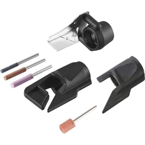 HLZS-Attachment Kit For Sharpening Outdoor Gardening Tools,For Dremel Sharpening Kit Dremel Tool Slow Cutting Chain Saw Blades E