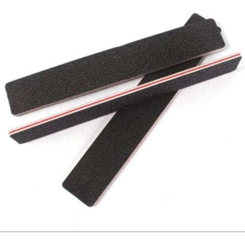 Makartt 500 Pieces Black Rectangle 100/180 Girt Sanding Sandpaper Nail Art Manicure Styling Tools Nail Files Buffer G0292