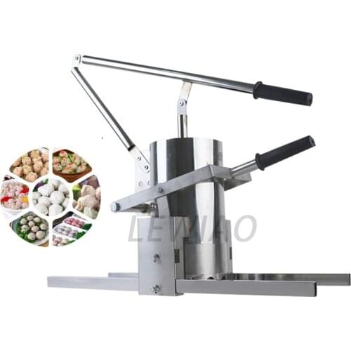 Stainless Steel Manual Fish Ball Maker Former Tool Meatball Machine Meat Ball Making Machine Balls Forming Machine On The Wall