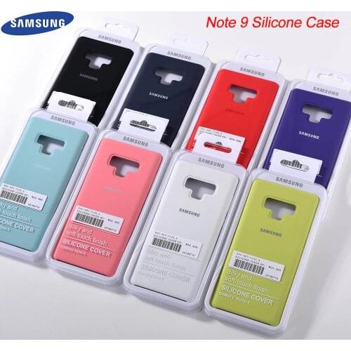 Original Samsung Note 9 Liquid Silicone Case Soft-Touch Silky Finish Protective Cover For Samsung Galaxy note9 Note 9 With Box