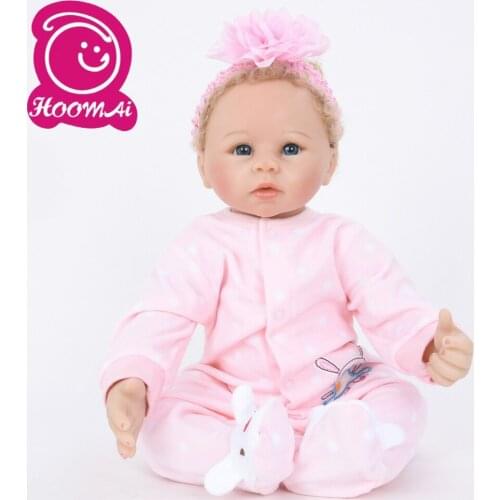 18'' 45 CM Realistic Bebe Reborn Babies Mohair True Lifelike Newborn Baby Dolls For Children Birthday Gifts Toddler Toys Sale