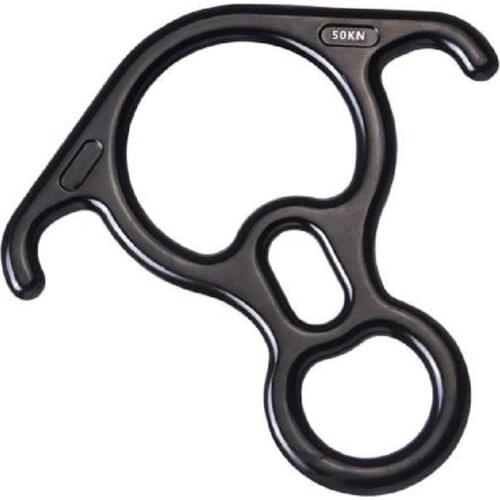 Rescue Figure 8 Descender - Stainless Steel Belay Device w/Bent-Ears 50 kN- Belay Device- Descender- Rappelling Devices