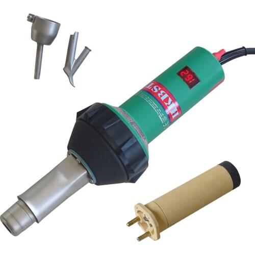 HKBST digital hot air welder plastic welding gun heat weld tools for PP/PVC/PE sheet,vinyl floor install