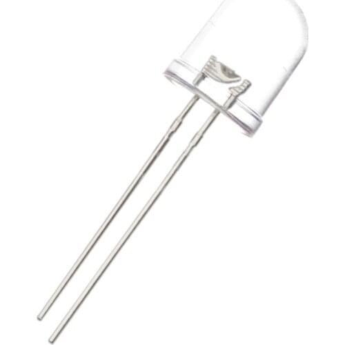 1000X High quality 8mm F8 LED chip White / red / green / blue / yellow/850nm /940nm / 395-410nm led diode free shipping