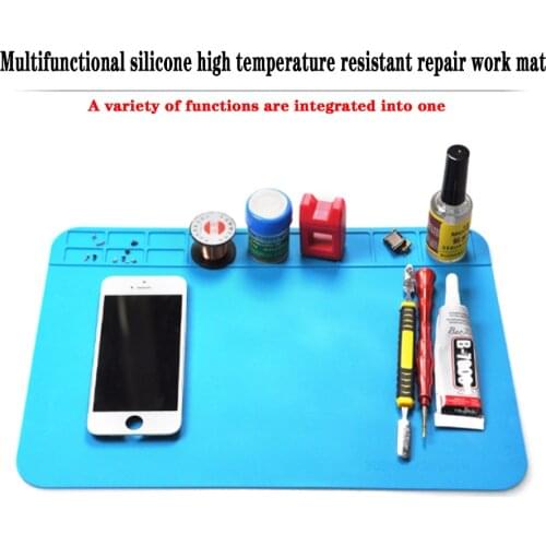 30*20cm Heat Insulation Working Mat Heat-Resistant Soldering Station Repair Insulation Pad Insulator Pad Maintenance Platform