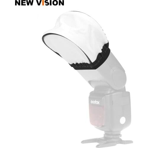 Universal Portable Soft Flash Bounce Diffuser for Canon Nikon Godox Professional Camera Flash Diffuser