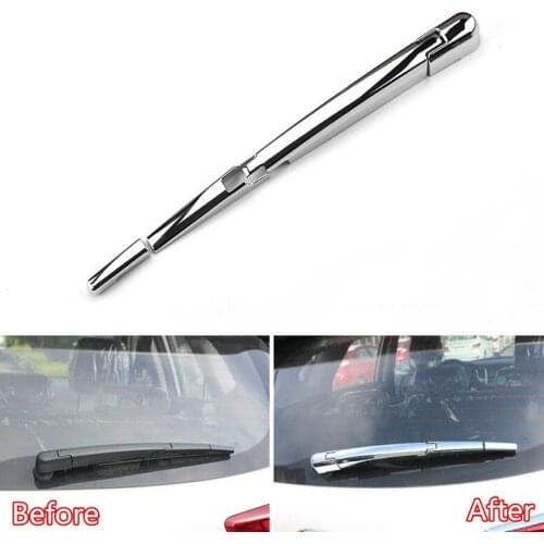 YAQUICKA 4Pcs/set Car Rear Tail Trunk Rain Wiper Cover Trim Sticker Styling Fit For Hyundai Tucson 2015 Auto Accessories