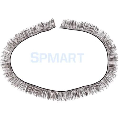 2x BJD Dolls Pretty Big Eyes Black Eyelash Strip Eye Line Enhance Make Up Decor Accessories