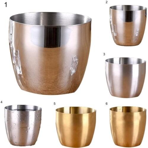 300ml Water Cup Mugs Large Opening Anti-shock Stainless Steel Wine Cups Coffee Wear-resistant Bear Juice Cup For Kitchen Home