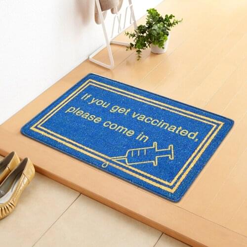 40X60cm Creative Letter Printed Doormat Home Front Door Carpet Absorbent Non-Slip Blanket for Kitchen Bedroom Bathroom Carpet