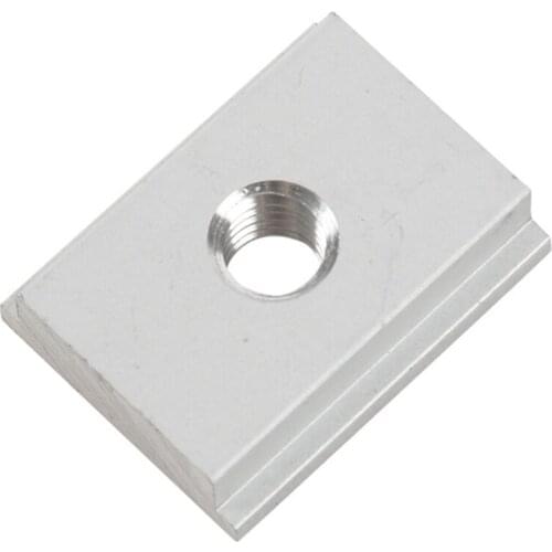 ABSF 8Pcs Woodworking Pressing Plate Pressing Block Small Slider T Screw Handle Chute T Groove Woodworking Tool