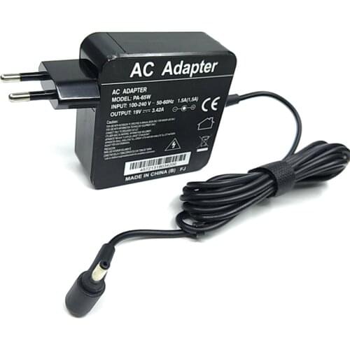 For ASUS UX21A UX303 UX300 S200E X201E X503M X553M UX305 UX32A UX31A power adapter 19V3.42A 65W 4.0*1.35MM small connector