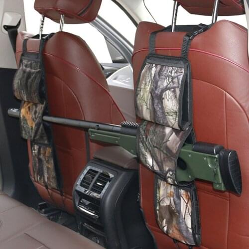 Car Storage Bag, Large Capacity Camouflage Print Storage Box Hanging Bag with Multiple Pockets for Car Seat 2021 New