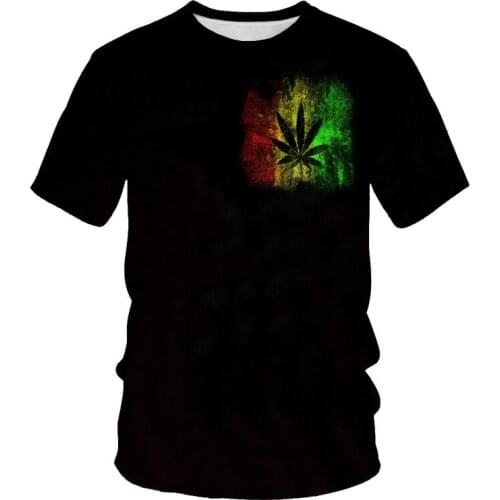 Graffiti Harajuku 3D printing T-shirt fashion pattern men and women urban clothing hip-hop artist T-shirt spring and summer tops