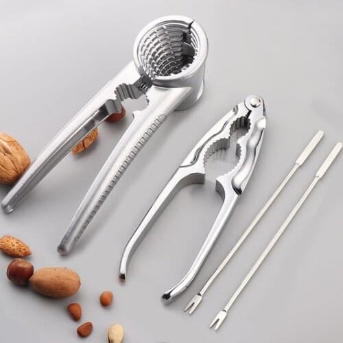 Quick Walnut Almond Pecan Nutcracker Zinc Alloy Nutcracker Sheller Walnut Nut Cracker Kitchen Fruit Tool Accessories