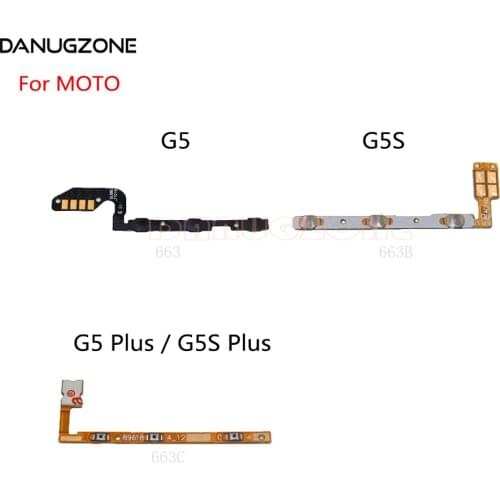 Power Button Switch Volume Button Mute On / Off Flex Cable For Motorola MOTO G5 Plus G5S