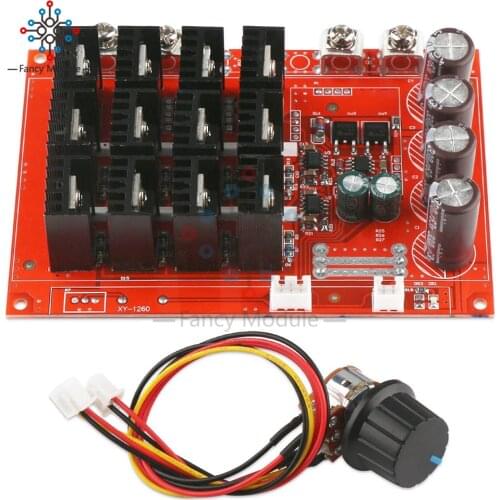 DC 10-50V 60A Motor Speed Controller PWM HHO Switch RC Extender 12 V 24 V 48 V 3000 W Module