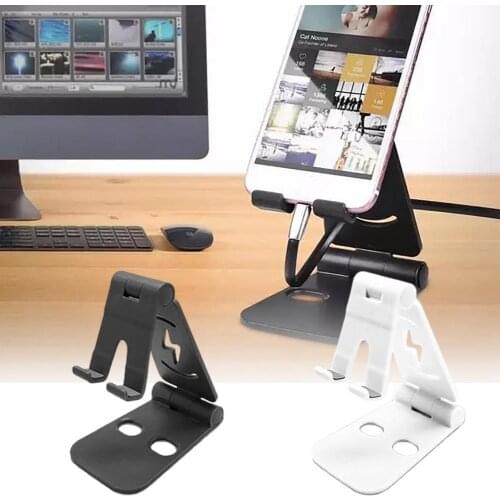 Abs Desktop Tablet Holder Table Cell Foldable Extend Support Desk Mobile Phone Holder Stand For IPhone Android Adjustable Hot
