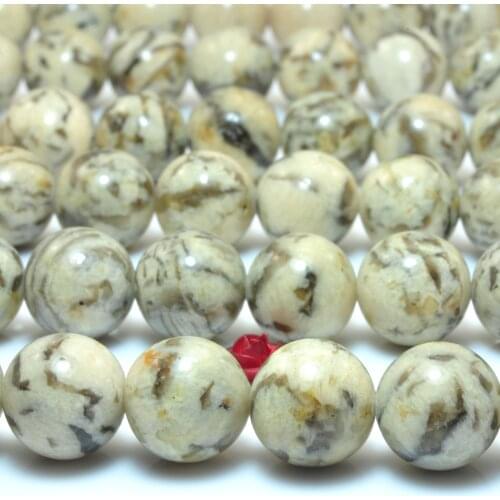Natural Feldspar Jasper Smooth Round Loose Beads Wholesale Gemstones Semi Precious Stones Bracelet Necklace For Jewelry Making
