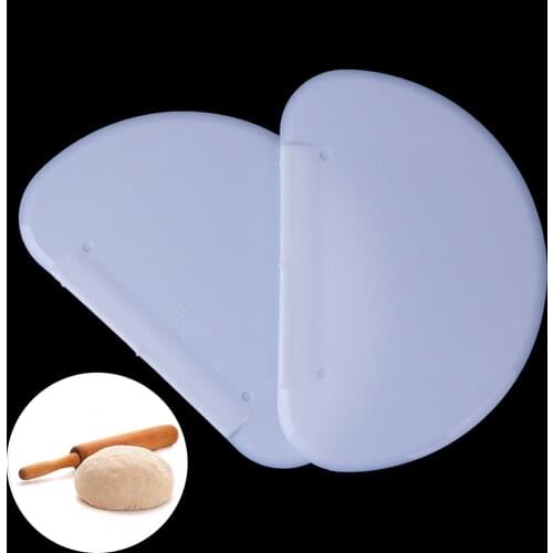 15*10cm Round Plastic Dough Pizza Cutter Pastry Slicer Blade Gift Bread Pasty Scraper Blade Kitchen Tools