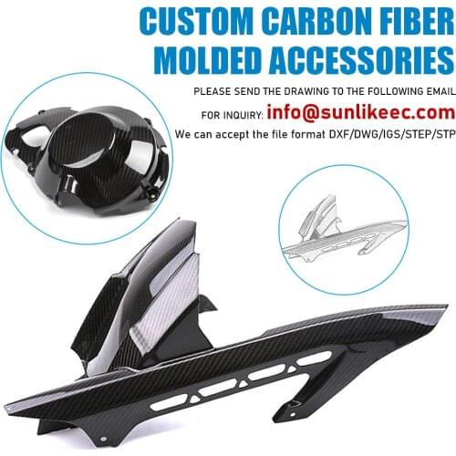 Professional custom motorcycle bike parts car accessories carbon fiber mould