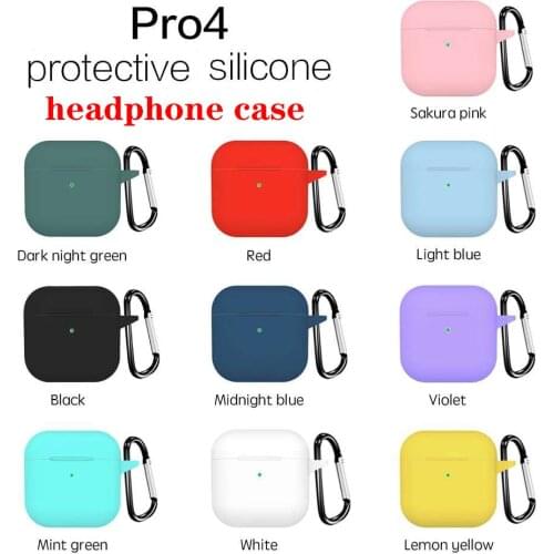 Silicone Cases Mini Pro 5/Pro 4 /Mini Pro 4 TWS Case Wireless Bluetooth Earphone Cover Pro4 Cover Protective