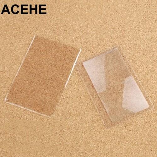 ACEHE Magnifying Glasses Pocket Credit Card Size Transparent glasses 3x Magnifier Magnifying Fresnel Lens