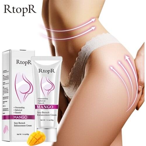 RtopR Butt Enhancer Cream Body Skin Care Mango Lifting Firming Butt Cream Whitening Moisturizing Anti-Aging Butt Body Cream 40g