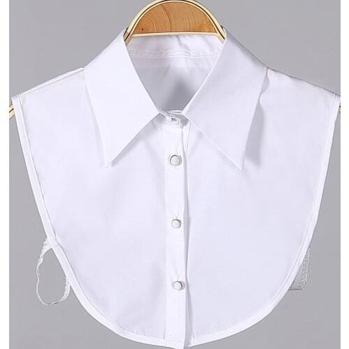 Adult Shirt Collars All Match Black White Fake Collar Shirt Sweater Decoration Lace Crochet Fashion