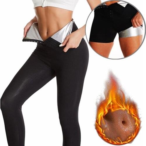 Women Yoga Leggings Fitness High Waist Sauna Slimming Hot Thermo Compression Sweatpants Workout Athletics Tights Body Shaper