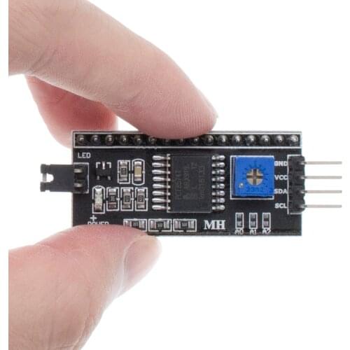 100pcs IIC I2C TWI SPI Serial Interface Board Port Module 2004 LCD1602 Adapter Plate LCD Adapter Converter Module