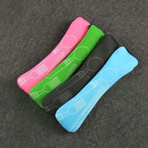 3 Pcs/set Portable Stainless Steel Flatware Fork Spoon Cutter Utensils Cutlery For Camping Outdoor Picnic