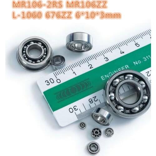 5 p miniature bearing transmition JMC Miniature bearing mr106-2rs MR106ZZ l-1060 676ZZ 6*10*3mm