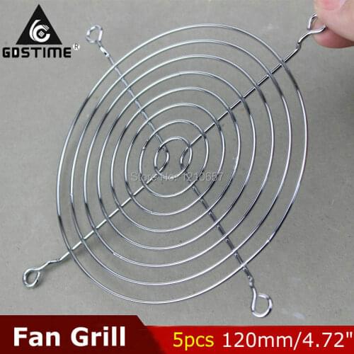 5Pieces LOT 3d Printer Parts Makerbot Cooler Fan Cover Radiating Protective Cover Net Filter Guard 120mm* 120mm