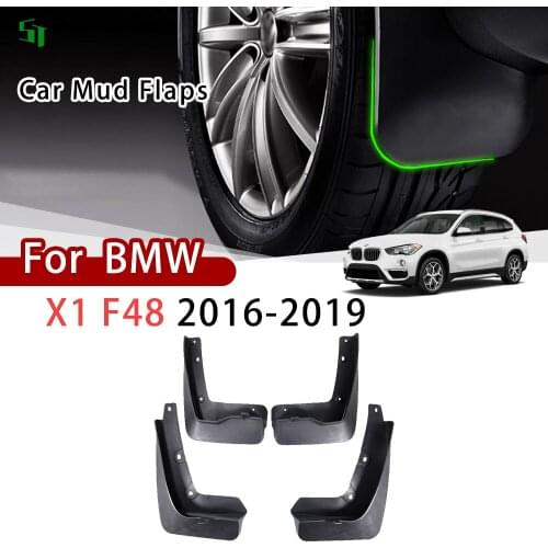 Car Mud Flaps For BMW X1 F48 2016 2017 2018 2019 Mudflap Car Mudguard Fender Mud Guard Flaps Splash Flap Mudguards Accessories
