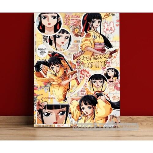 Canvas Anime Nico Robin Pictures Home Decoration Paintings Poster HD Prints Wall Art Modular Living Room Framed