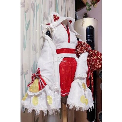 [Customized]Anime Azur Lane HMS Akashi Wedding Uniform Dress Lolita Outfit Any Size Cosplay Costume Women Halloween FreeShipping