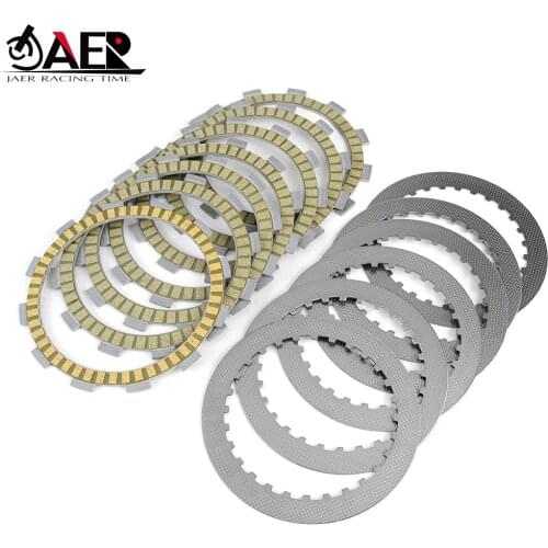JAER Clutch Friction Disc Plate Kit for Suzuki SV650 SV400 SX SY SK1 SK2 A Y K1 K2 SV 400 X/Y/K1/K2 SV400N SV400SN 21441-37440