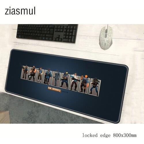 Team fortress 2 mouse pad gamer 800x300x3mm Customized notbook mouse mat gaming mousepad present pad mouse PC desk padmouse