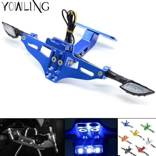 License Number Plate Frame Holder Bracket Mount For YAMAHA MT07 R6 R3 MT 03/07/09 TMAX 500/530 R1 FZ6 MT09 XJ6 FZ1 XJ6 Fazer