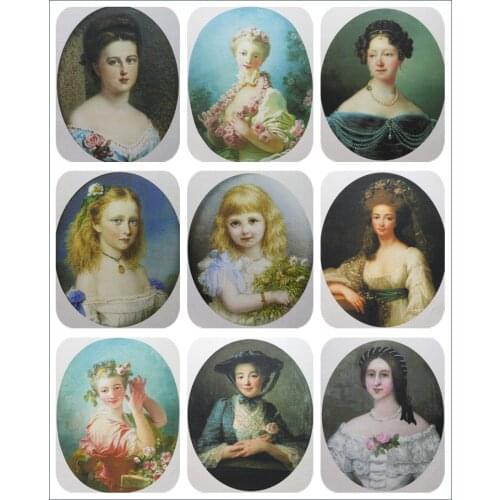 Favorite Ladys badge 16cm 9pcs Hand Dyed fabric Cotton Linen Fabric For DIY Sewing Quilting Patchwork Home Textile Decor Of