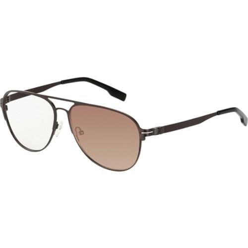 Men stainless steel Photochromic Pilot Reading Sunglasses Male Double Beam Sun Reader Glasses Magnifier Driver Travel Eyeglasses