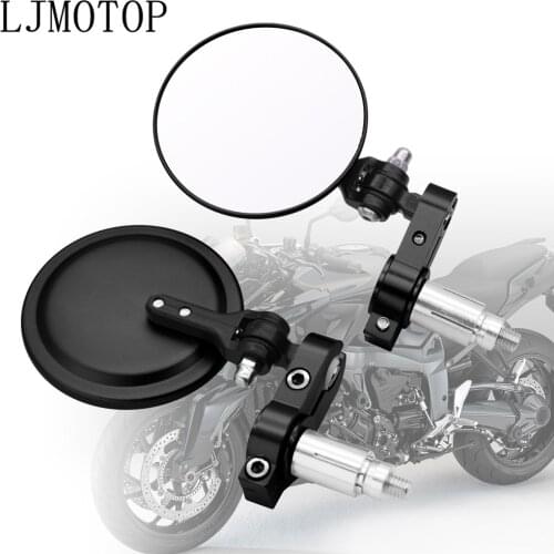Newest For YAMAHA vmax 1200 1700 v max tenere 700 xtz700 xjr1300 7/8" 22mm Universal Motorcycle Rearview Mirrors Handle Bar End