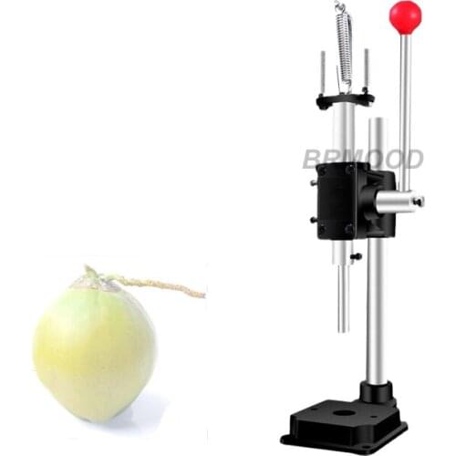 Stainless Steel Green Coconut Shell Opening Machine Manual Capping Machine