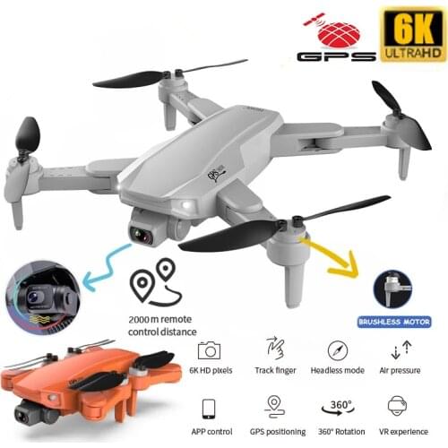 Profesional S608 Pro GPS Drone 6K HD Dual Camera Aerial Photography Brushless Foldable Quadcopter RC Distance 2KM