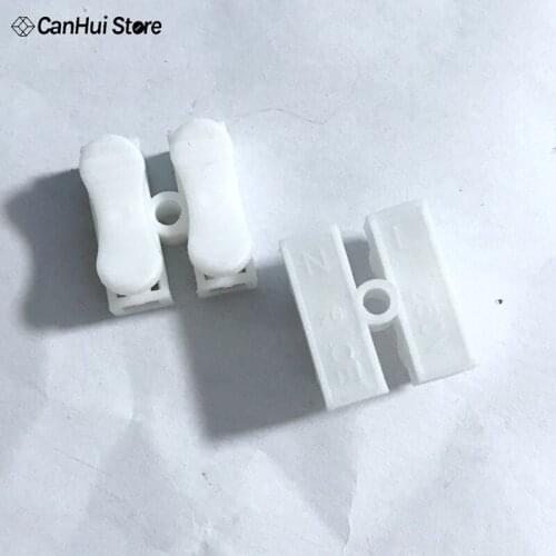 20pcs/lot 2p G7 Spring Wire Quick Connector Splice With No Welding No Screws Cable Clamp Terminal 2 Way Easy Fit Led Strip CH-2