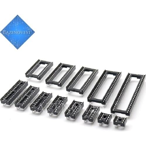 Sockets DIP6 DIP8 DIP14 DIP16 DIP18 DIP20 DIP28 DIP32 DIP40 pins Connector DIP Socket 6 8 14 16 18 20 24 28 32 40 pin In Stock
